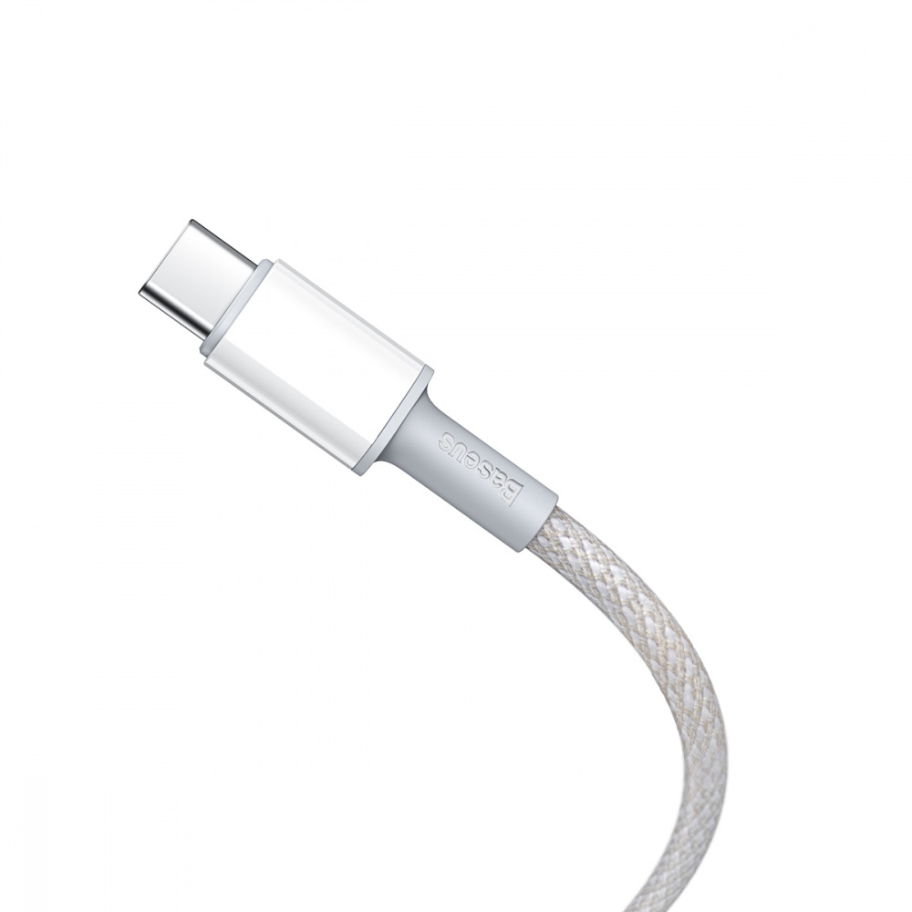 Cable Baseus High Density Braided Fast Charging Data Type-C to Type-C 100W (1m) - фото 2