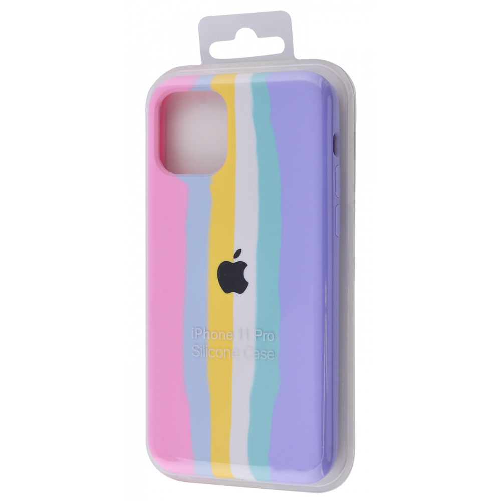 Rainbow Silicone Case iPhone 11 Pro - фото 1