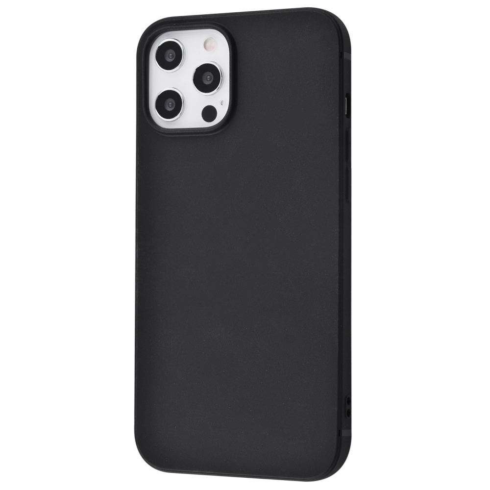 Silicone 0.5 mm Black Matt iPhone 12/12 Pro