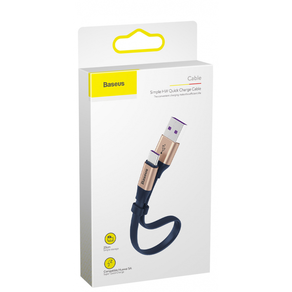 Cable Baseus Simple HW Quick Charge Type-C 40W (0.23m)