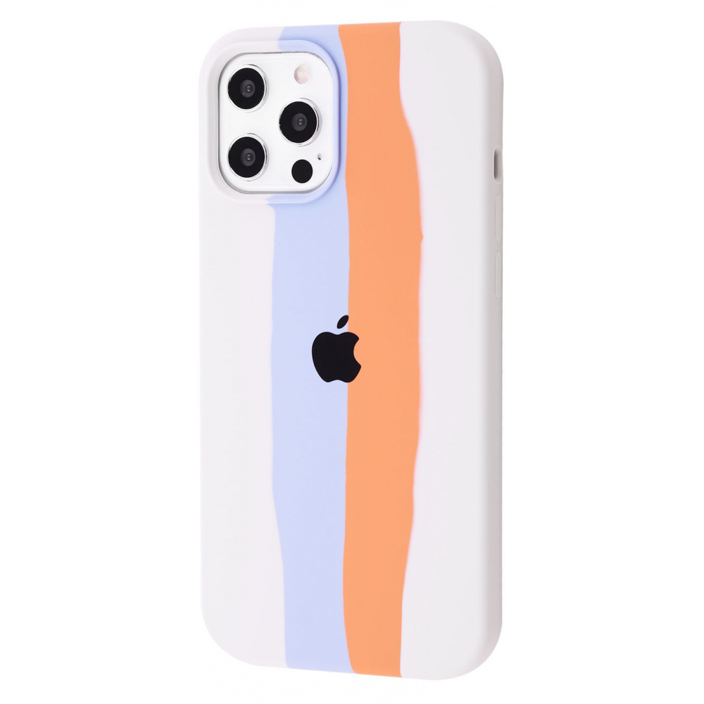 Rainbow Silicone Case iPhone 12 Pro Max - фото 1