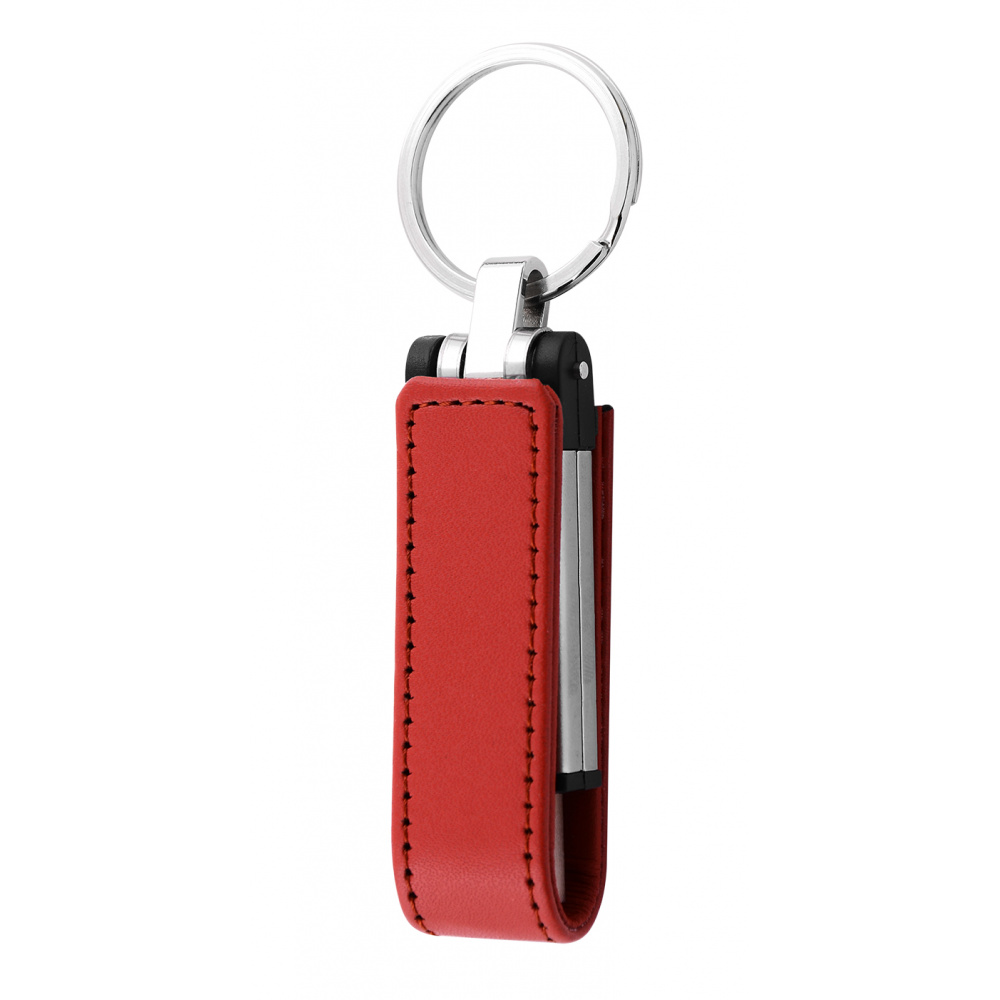 USB Flash Drive Leather Type With Ring 16GB (USB 3.0) - фото 3
