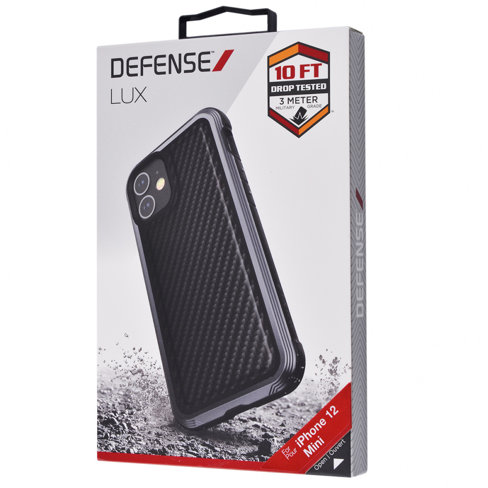 Defense Lux Series (Metal+Leather+TPU) iPhone 12 mini