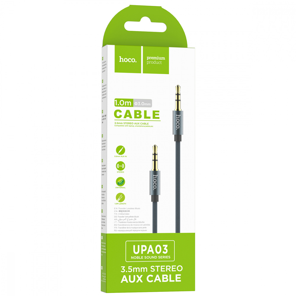 Cable AUX Hoco UPA03 (1m) - фото 6