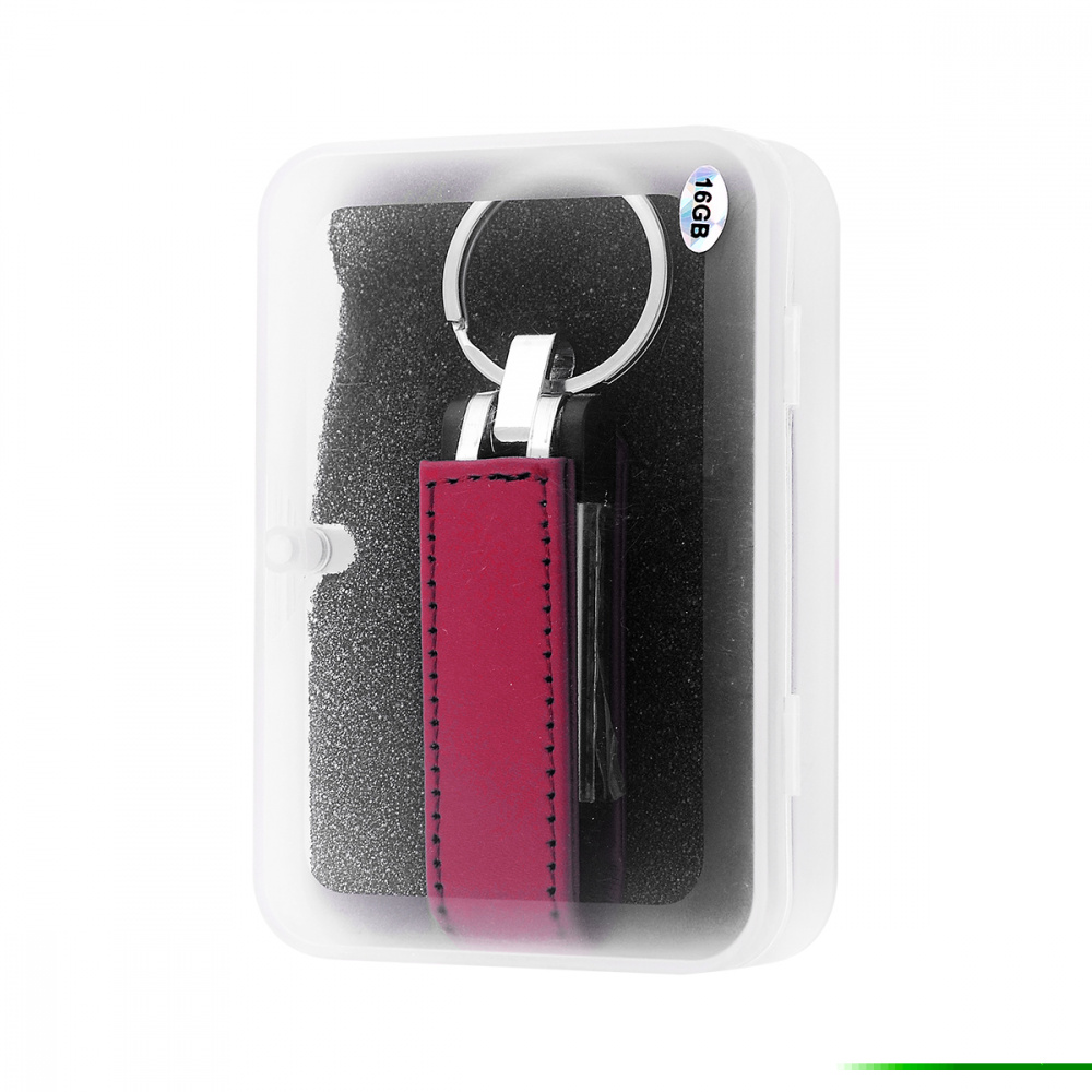 USB Flash Drive Leather Type With Ring 128GB (USB 3.0)