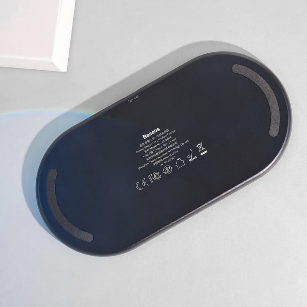Wireless charger Baseus Simple 2in1 18W - фото 6