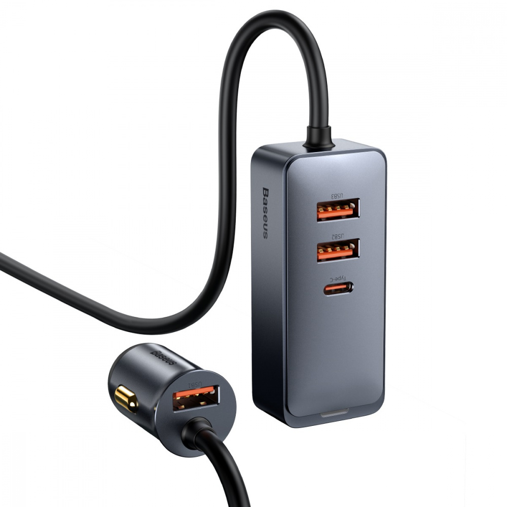 Car Charger Baseus Share Together PPS Multi-Port 3USB + Type-C 120W - фото 5
