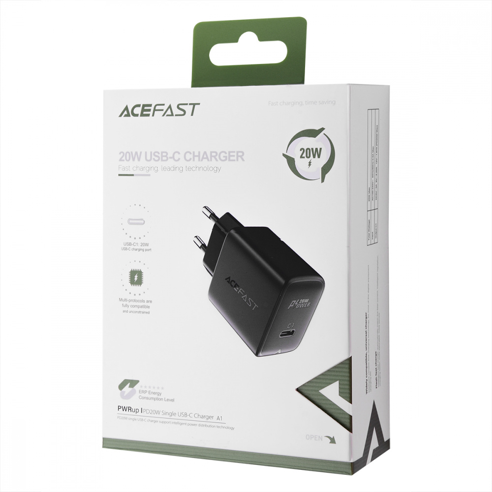 Wall Charger Acefast A1 PD 20W (1 Type-C)